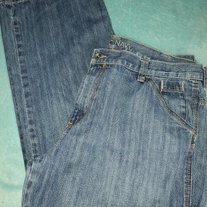 Vintage Old Navy Denim Cargo Carpenter 42/30